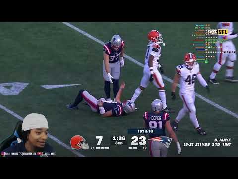 FlightReacts To Browns vs. New England Patriots Game Highlights | NFL 2025 Season Week 8!