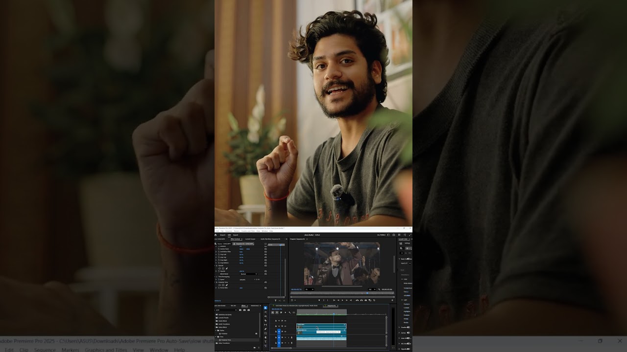 Day 5: Premiere Pro Slow Shutter & Echo Effect 🎬