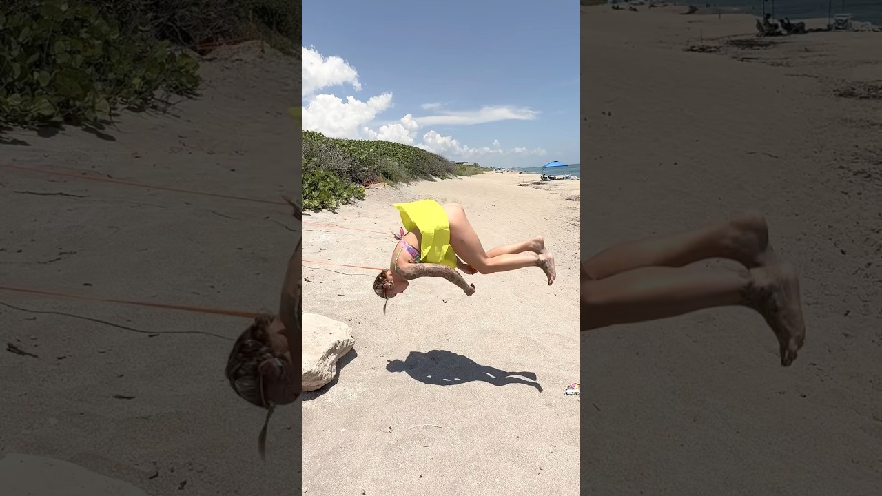 Beach Backflip Adventure 🏝️