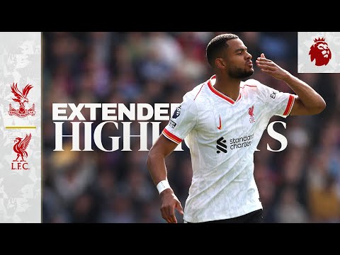Extended Highlights: Crystal Palace 0-1 Liverpool | Gakpo sets up a Jota winner