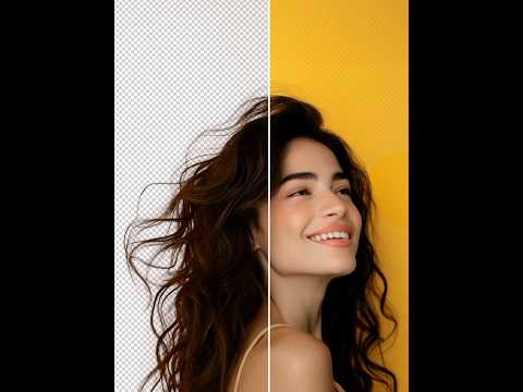 Photoshop Tips 2025 - One of the ways I often use to remove hair background #ducthangds