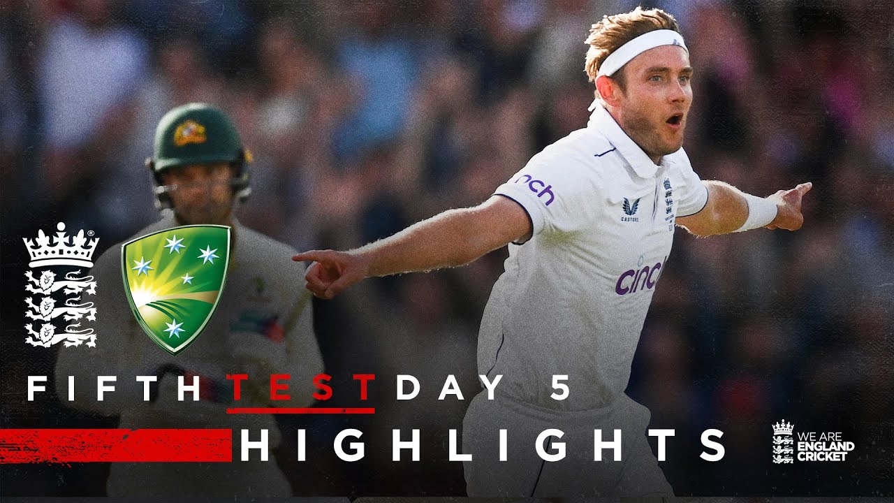 Broad's Fairytale Finish! | England vs Australia Day 5 Highlights 🏏