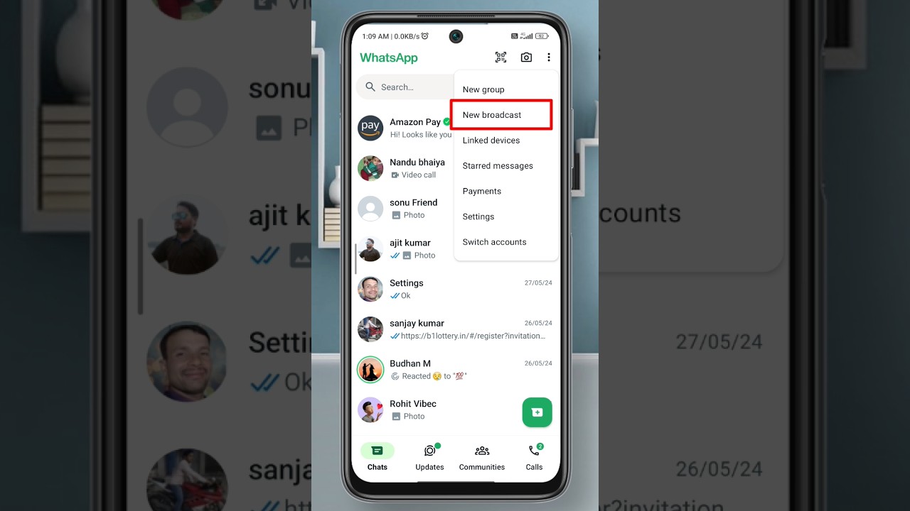 Create a New Broadcast List on WhatsApp 📱