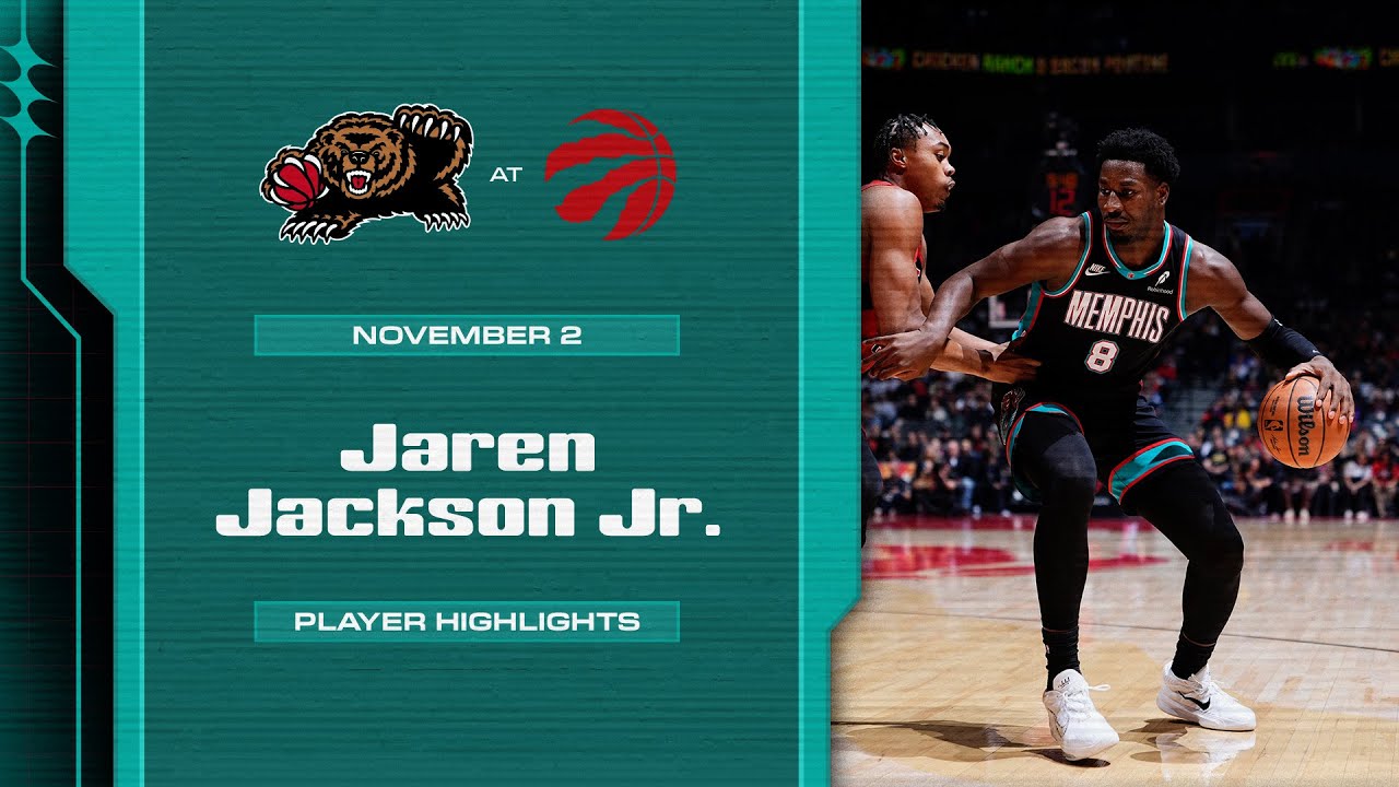 Jaren Jackson Jr. Dominates with Highlights vs. Toronto Raptors π
