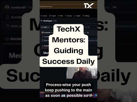 Join TechX: The Ultimate Tech Mentorship Program to Boost Your Career