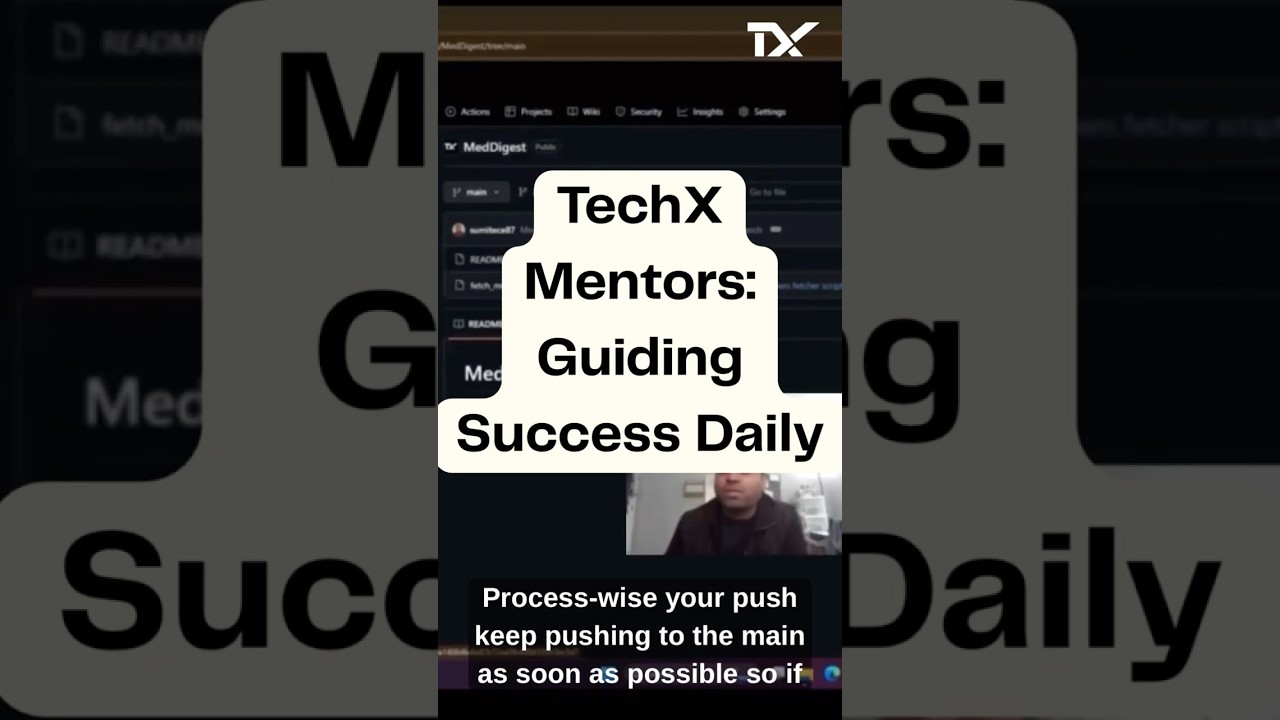 Kickstart Your Tech Career with TechX Mentorship Program 🚀