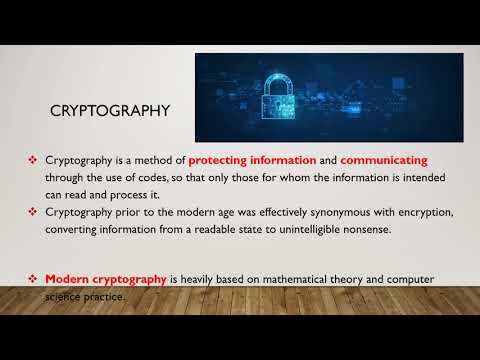 Cryptography: A secret route