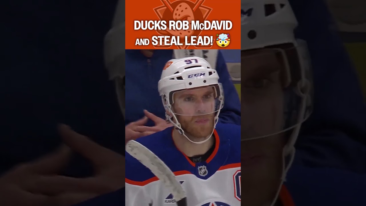 Clutch Save by Ducks' Dostal on McDavid 🥅