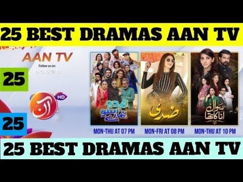 AAN TV kay 25 Best Blockbuster Dramas list |MEGA HIT DRAMAS