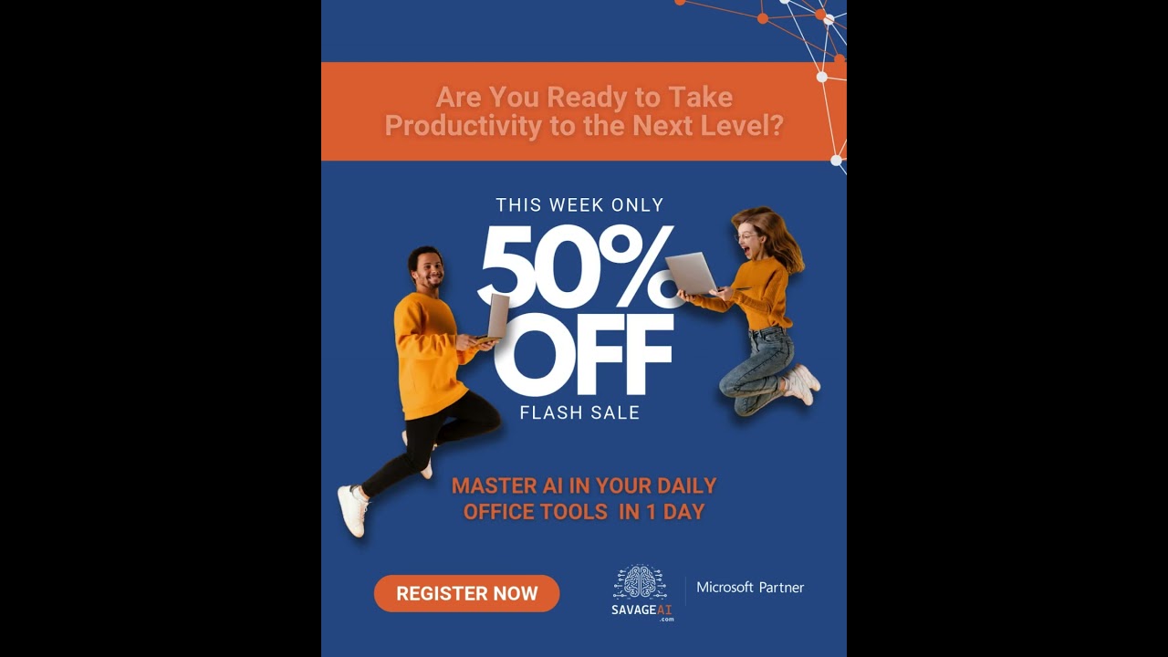 Unlock 2X Productivity with AI | 50% OFF Microsoft Copilot Training (This Week Only!)