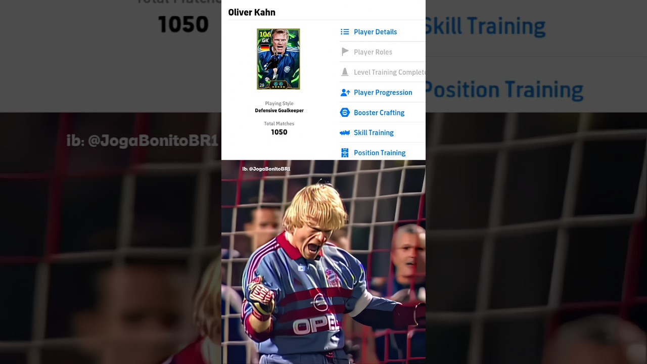 Oliver Kahn 🥵 EPIC Card #efootball2026 #efootball #efootball2026mobile