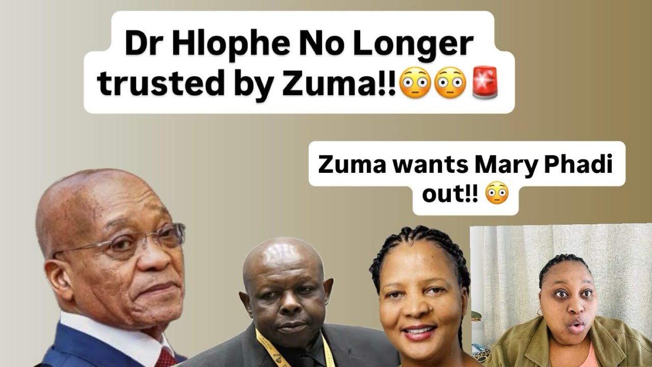 Jacob Zuma Loses Trust in Dr Hlophe Amid Political Tensions