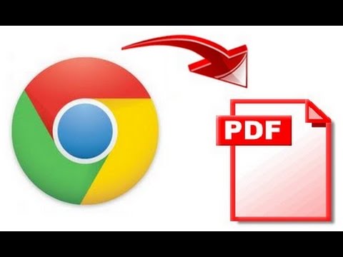 how to convert web to pdf using chrome