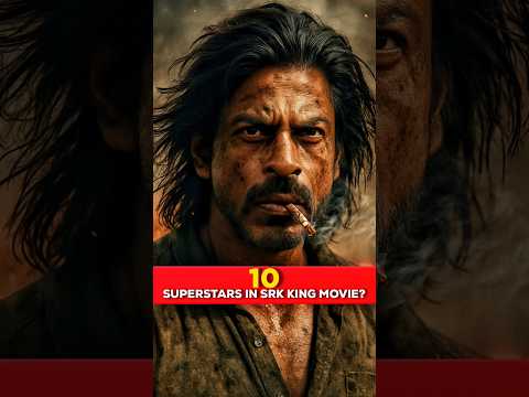 10 Legends Superstars in KING Movie! SRK's King Movie Epic Cast Revealed! 🎬🔥 #srk #king