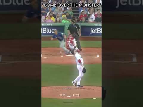 Davis Schneider First Career At-Bat, Bomb Over The Monster #bluejays #rookie