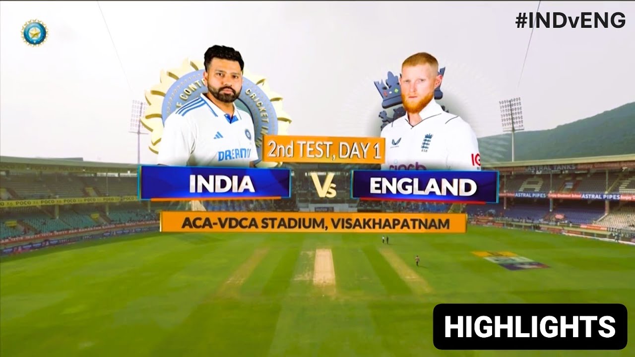 India vs England 2nd Test 2024 Highlights | Exciting Moments from the Series 🏏