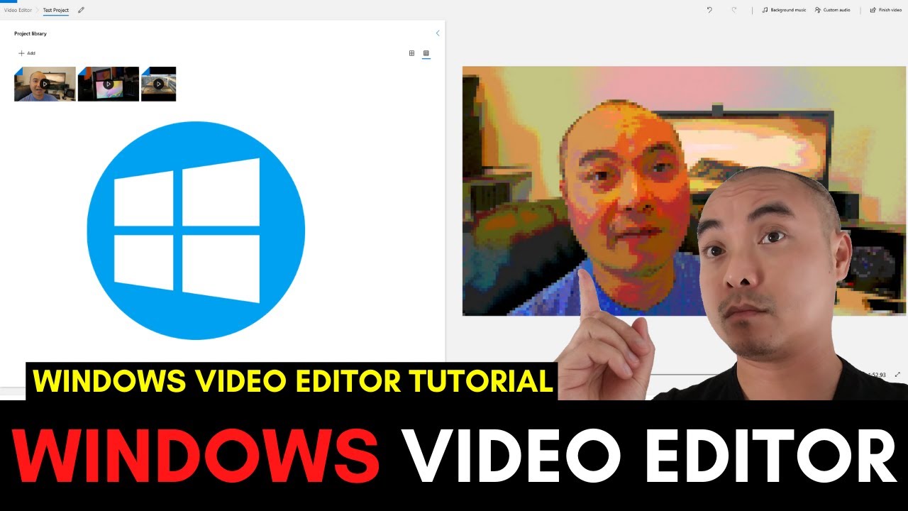 Windows Video Editor Beginner Tutorial 🎬