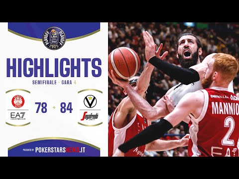 EA7 Emporio Armani Milano - Virtus Segafredo Bologna | PokerstarsNews Highlights | SF | Gara-4