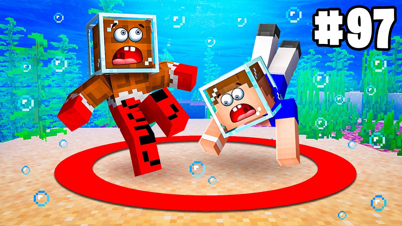 Застряли под водой 99 ночей в Minecraft! 🌊