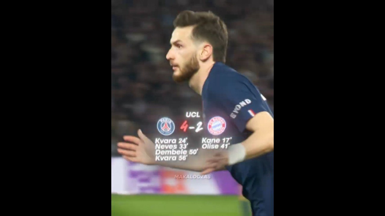 The Greatest UCL Match OAT 🐐👀 #psg #bayern #parissaintgermain #bayernmunich #ucl #championsleague