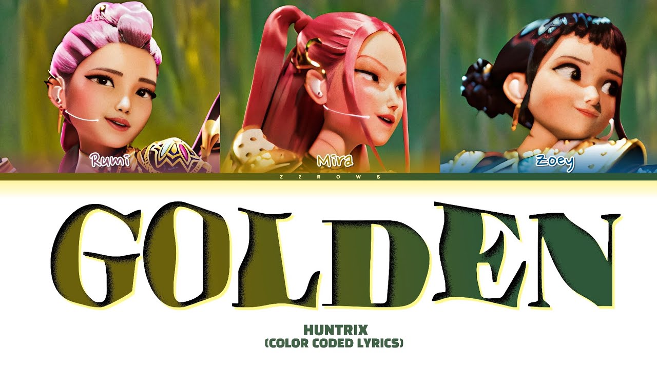 HUNTRIX 'Golden' Lyrics 🎶 | Color-Coded Korean & English Lyrics for the Hit Song