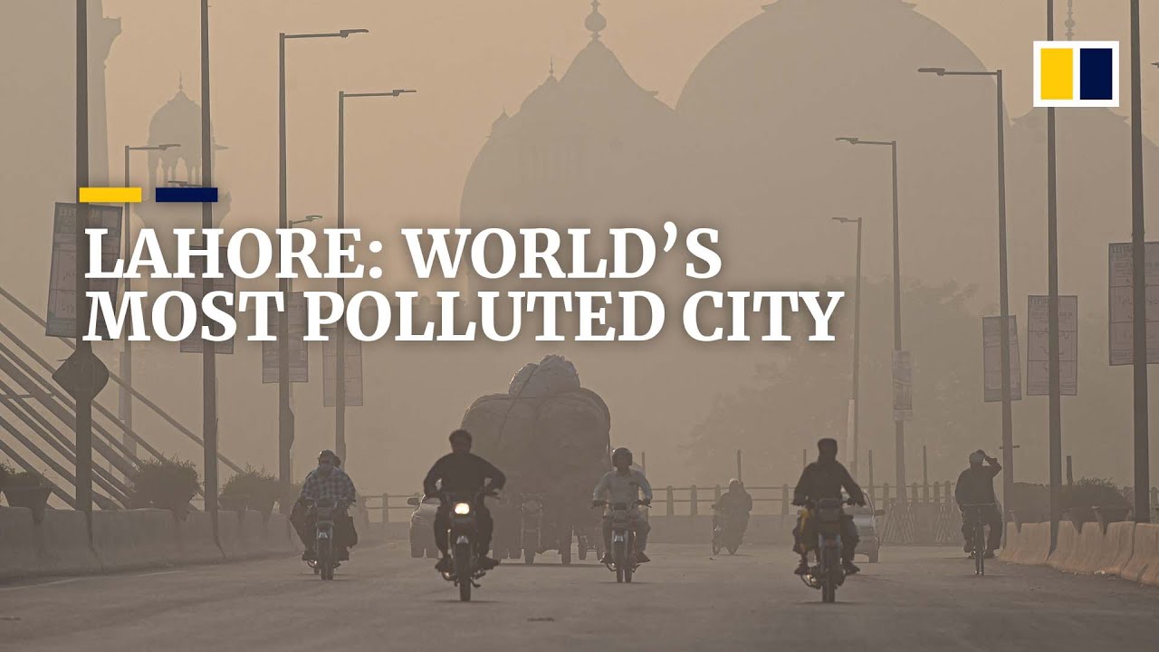 Lahore Tops the List as the World's Most Polluted City 😷