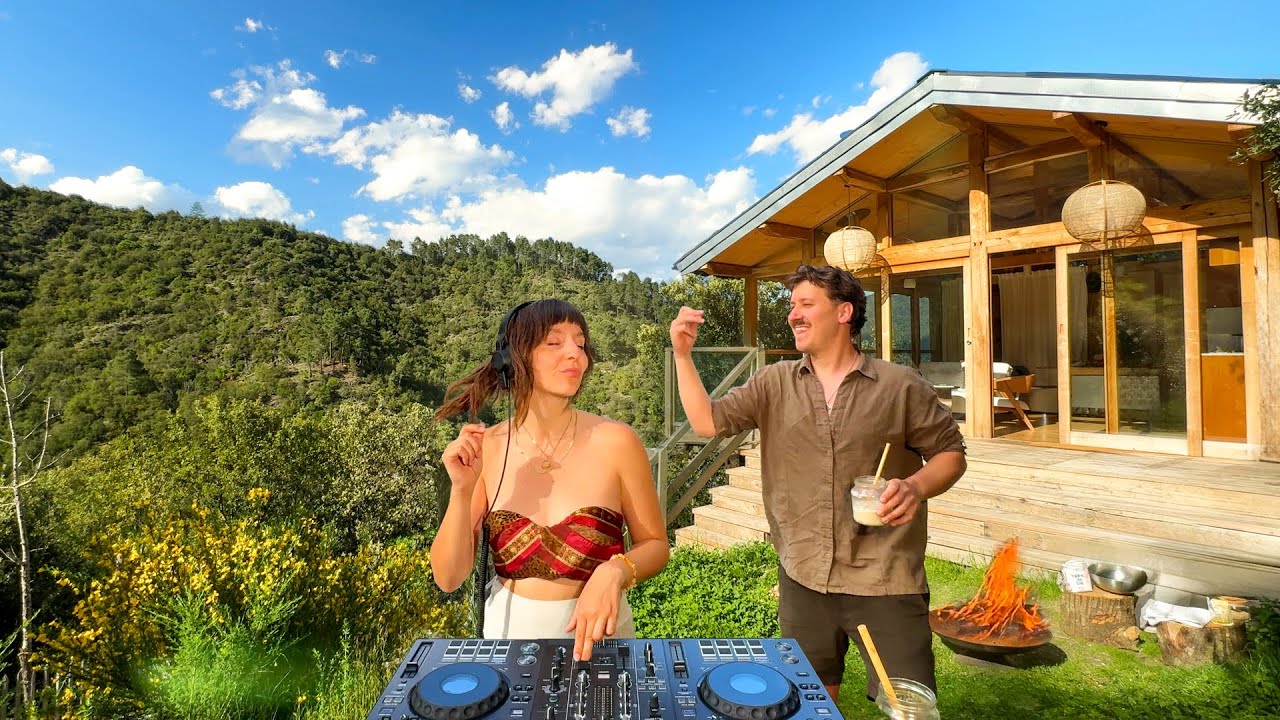 Relaxing Chill House Music & Cozy Cabin Outdoor Cooking 🍃 | Ultimate Flavour Trip Playlist