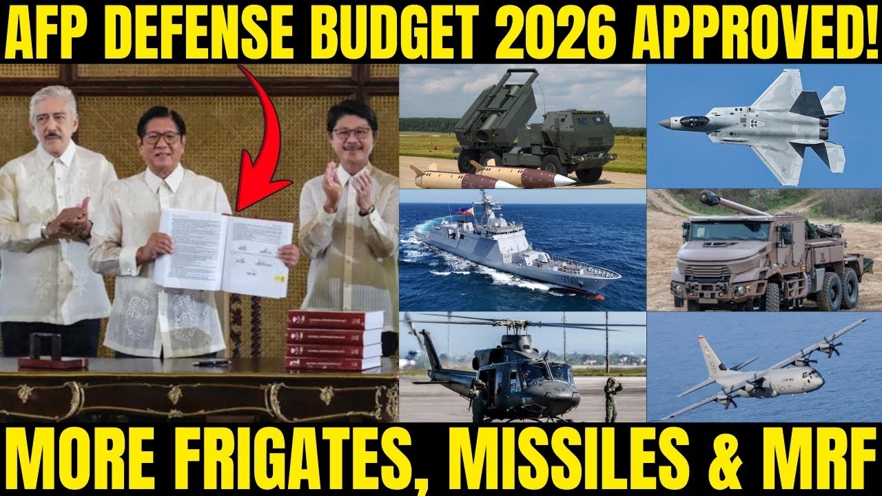 AFP Defense Budget 2026 Approved! More Frigates, Missiles & MRF