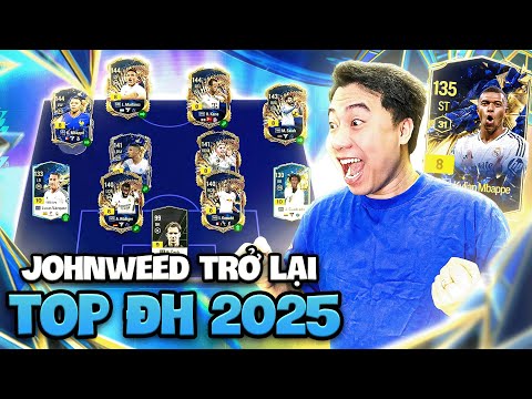 Vodka Quang | Top đội hình khủng 2025 với màn trở lại của JohnWeed Team OVR 14x cực nét