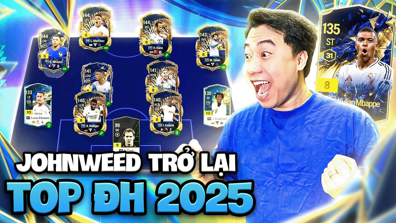 Vodka Quang | Top Đội Hình 2025 Với JohnWeed Team OVR 14x Siêu Đỉnh 🚀