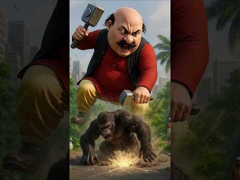 Bhukhad Motu Vs king Kong š”|| Motu New Episode || Motu Patlu Cartoon #ai #farmer #cartoon