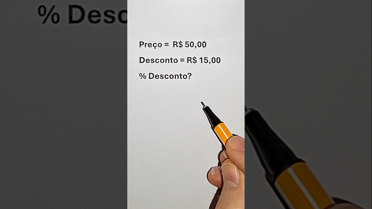 Aprenda a calcular a porcentagem de desconto de forma fácil e rápida 💡