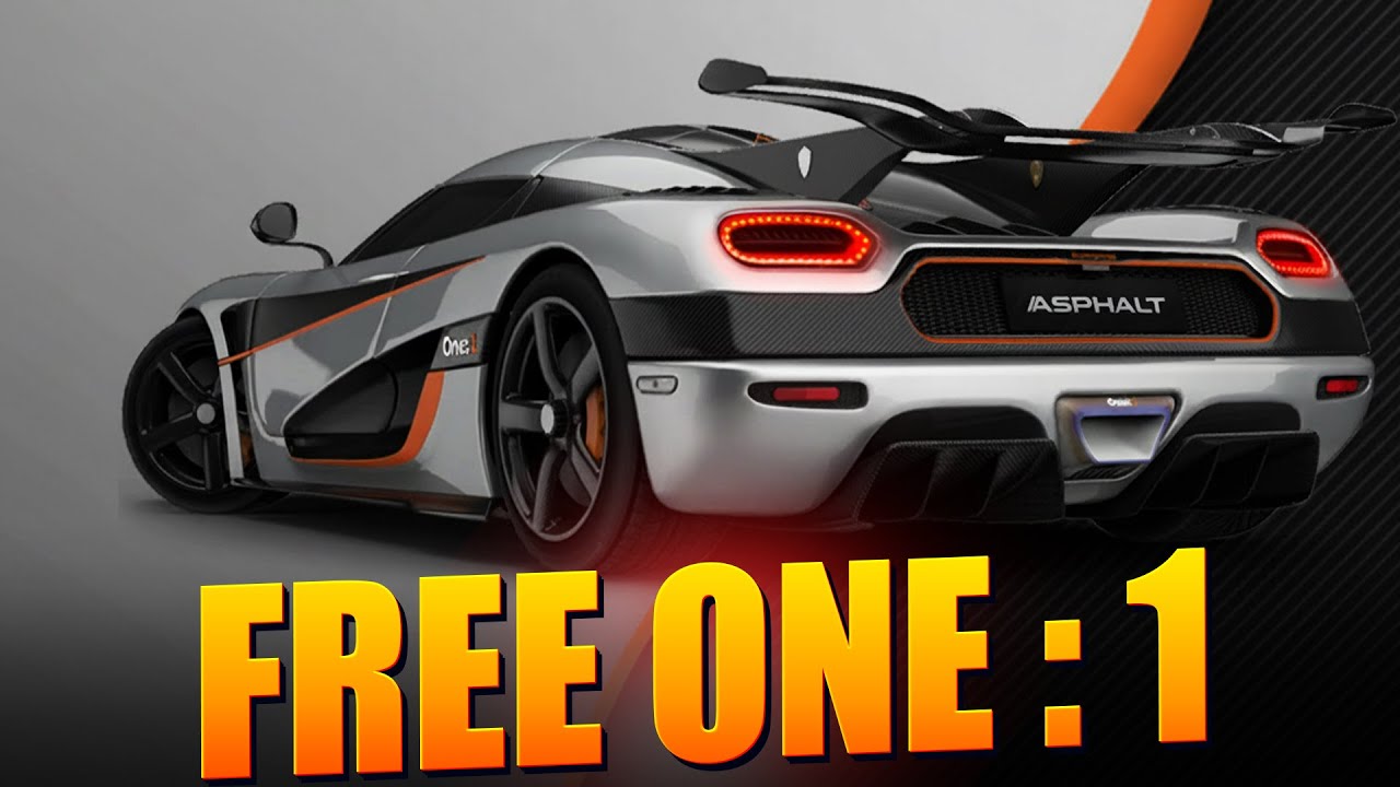 Free Koenigsegg One:1 Unlock in Asphalt Legends 🚗