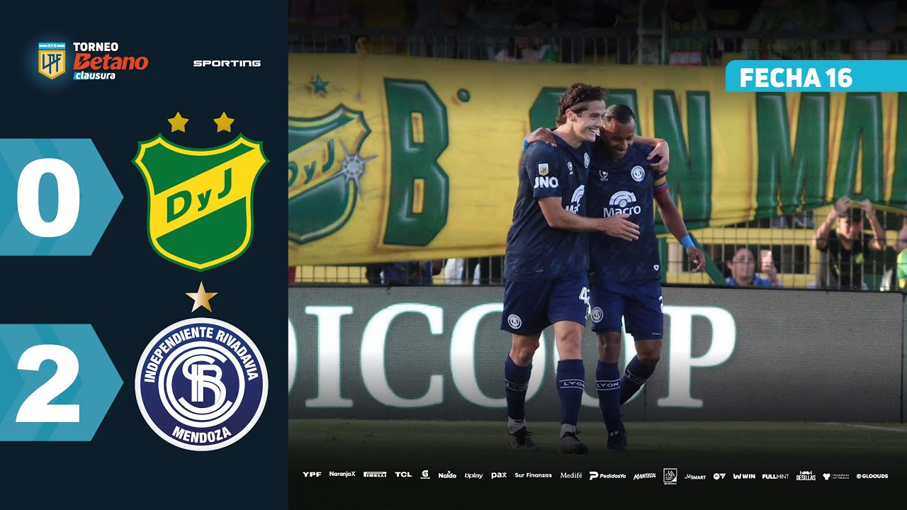 DEFENSA Y JUSTICIA 0 - 2 IND. RIVADAVIA MZA. | Resumen del partido | #TorneoBetano Clausura 2025