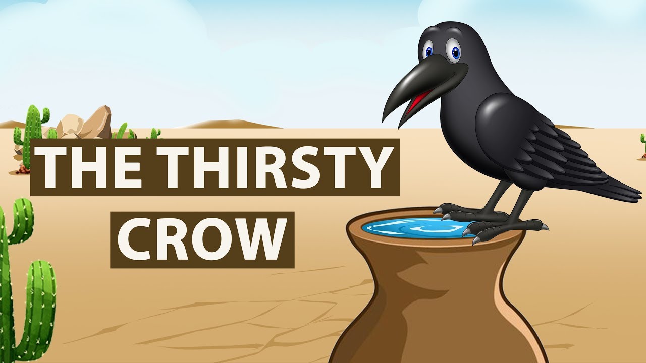 Thirsty Crow Story for Kids | Bedtime Moral Tales 🐦