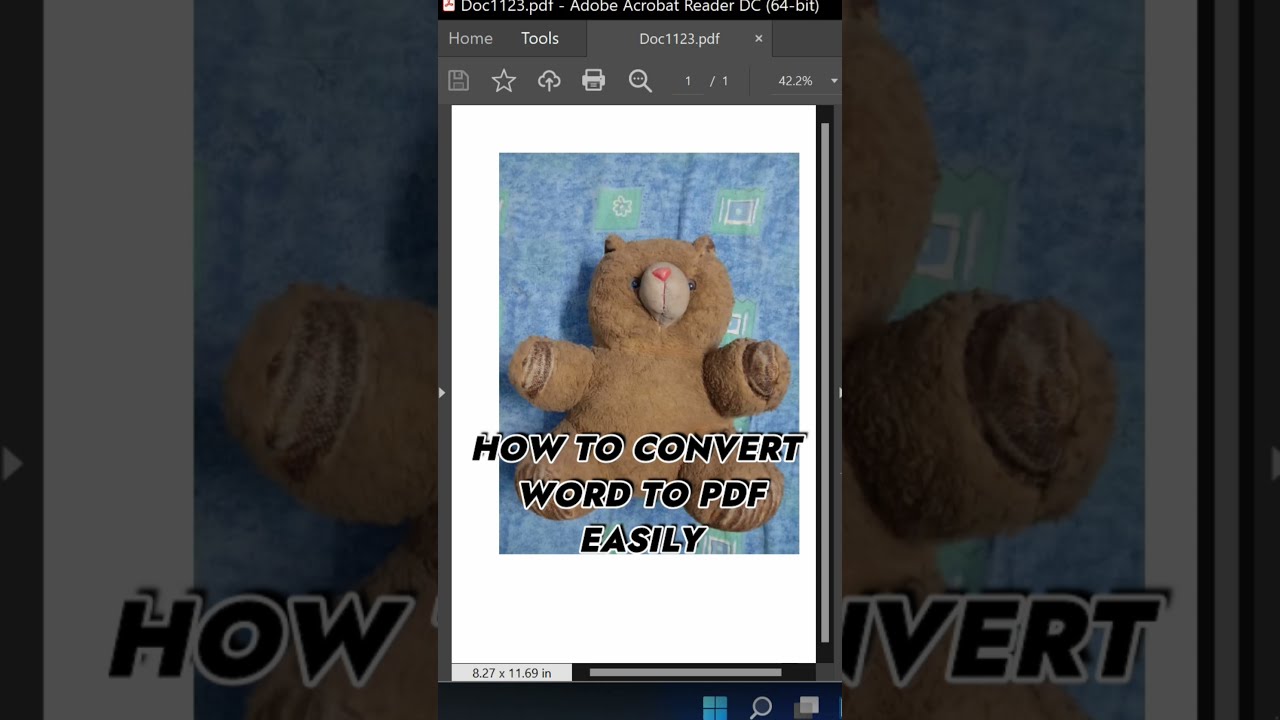 Convert Word to PDF Offline Using MS Word | Quick Tutorial