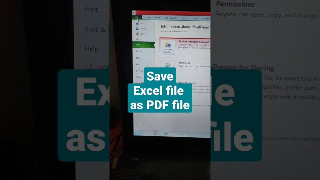 Saving Excel Files as PDFs: Step-by-Step Guide
