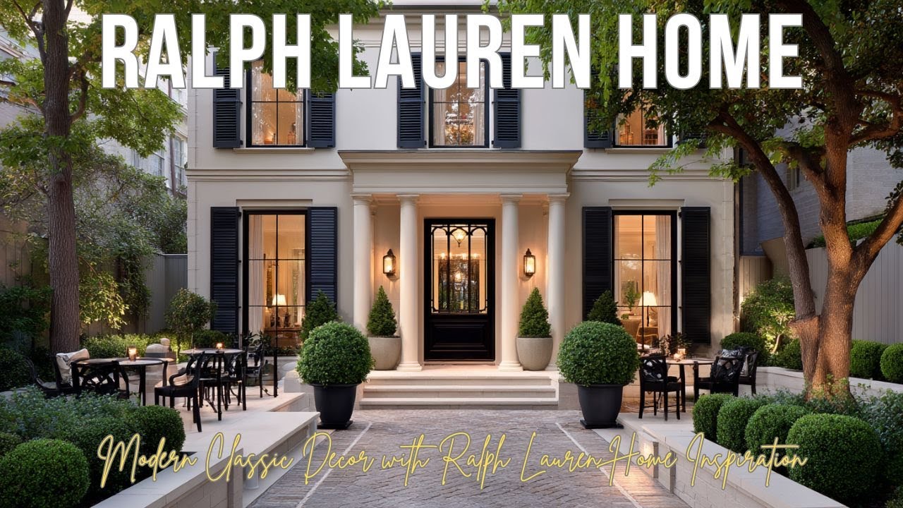 Modern Classic Decor with Ralph Lauren Home Inspiration