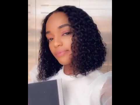 Jerry Curly Human Hair Wig - 150% Density, Pixie Cut ✨