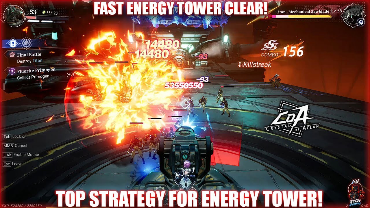Crystal of Atlan Energy Tower Fast Clear Guide ⚡