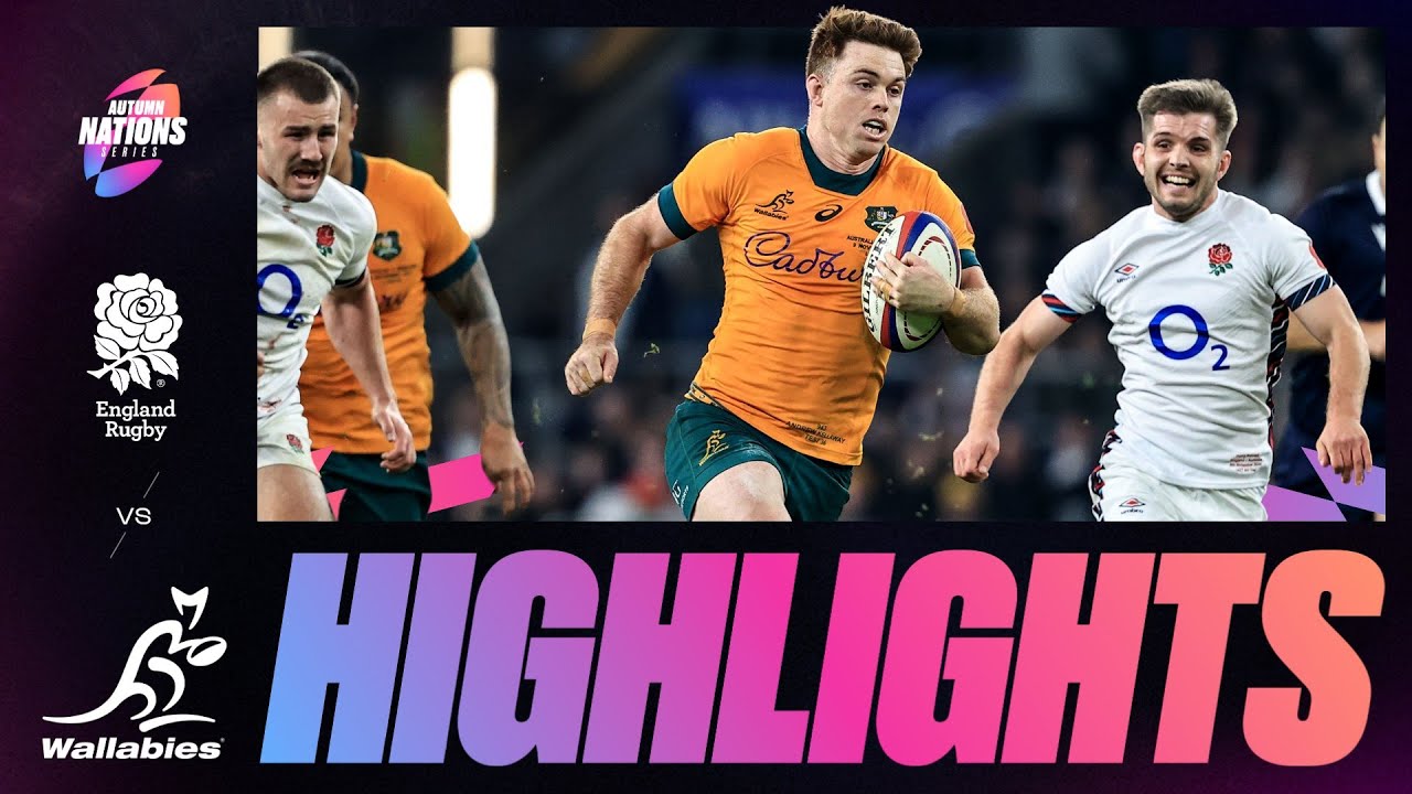 England vs Australia Autumn Nations Series Highlights | Watch Now on TNT Sports 🏉
