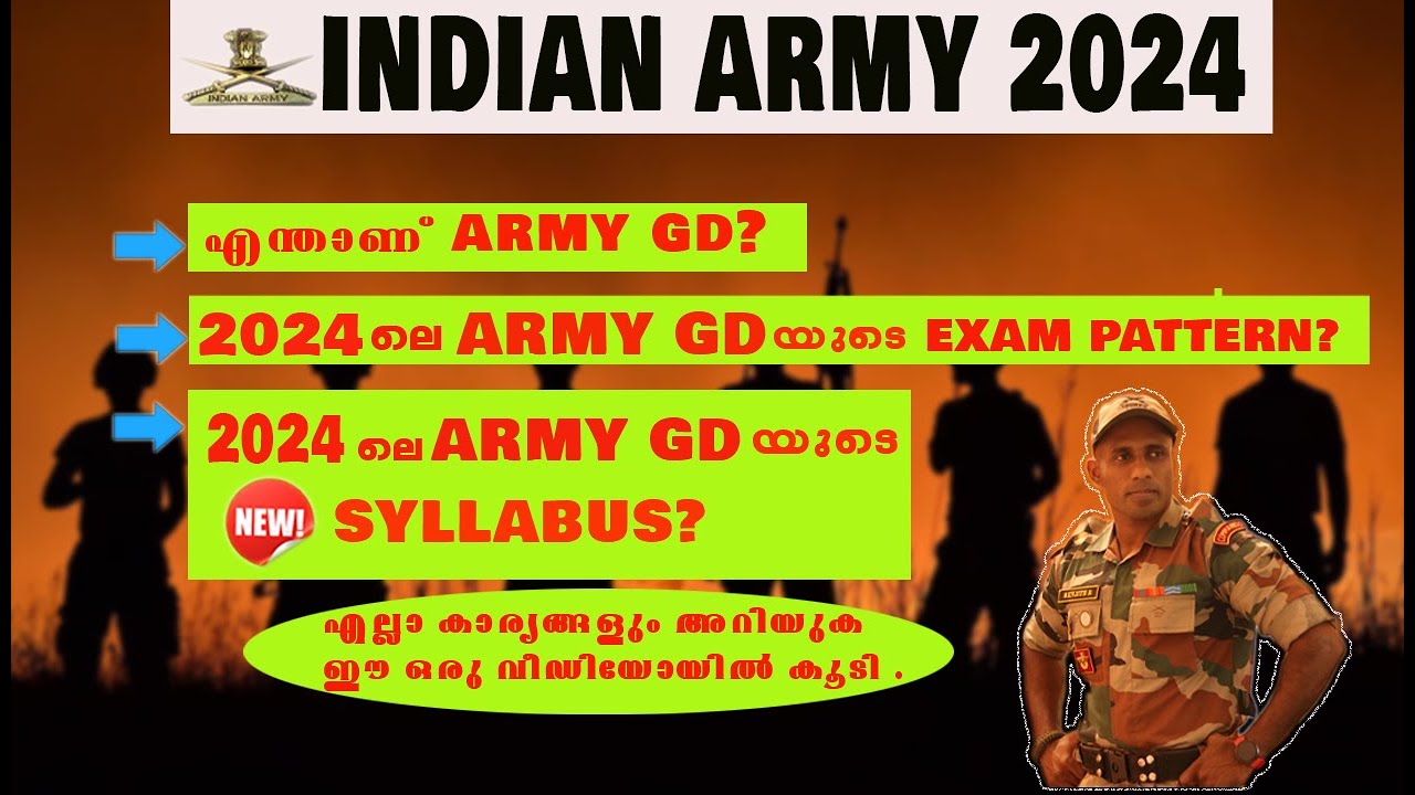 ARMY GD 2024 Syllabus & Classes Starting Feb 5 ✅