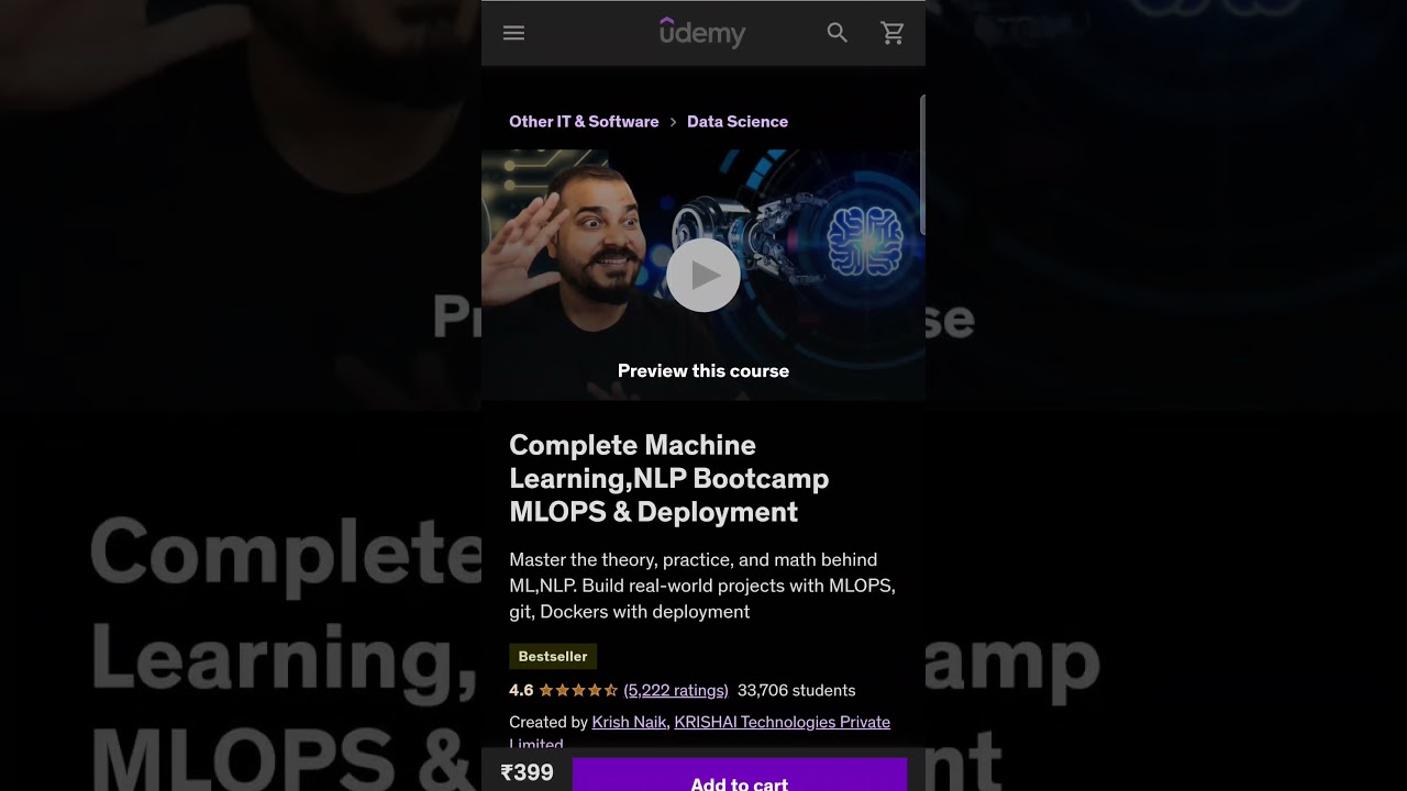 Top Data Science Course Available