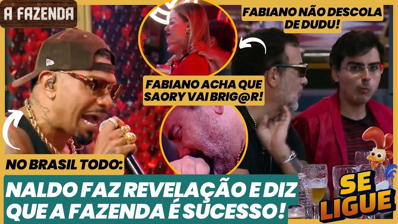 A Fazenda 17 ao Vivo 🔥 Festa com Naldo e Dudu