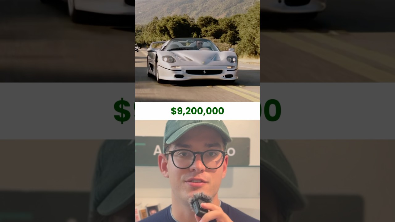This Ferrari F50 owned by Ralph Lauren just broke the auction record of this Ferrari
