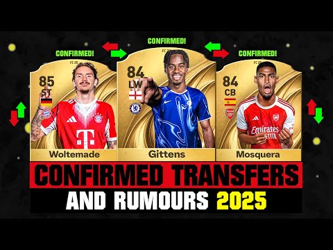 FIFA 26 | NEW CONFIRMED TRANSFERS & RUMOURS! 🚨🔥 ft. Gittens, Woltemade, Mosquera... etc
