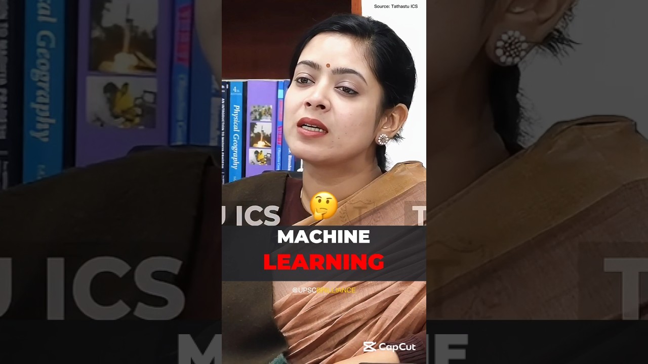 Machine Learning Explained by Dr. Tanu Jain 🤖 | UPSC Interview Tips & Insights
