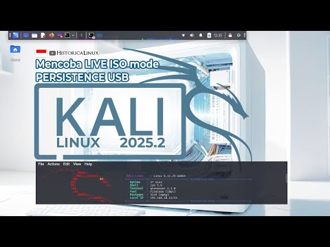 Mengintip Kali Linux 2025.2 Live ISO Persistence USB