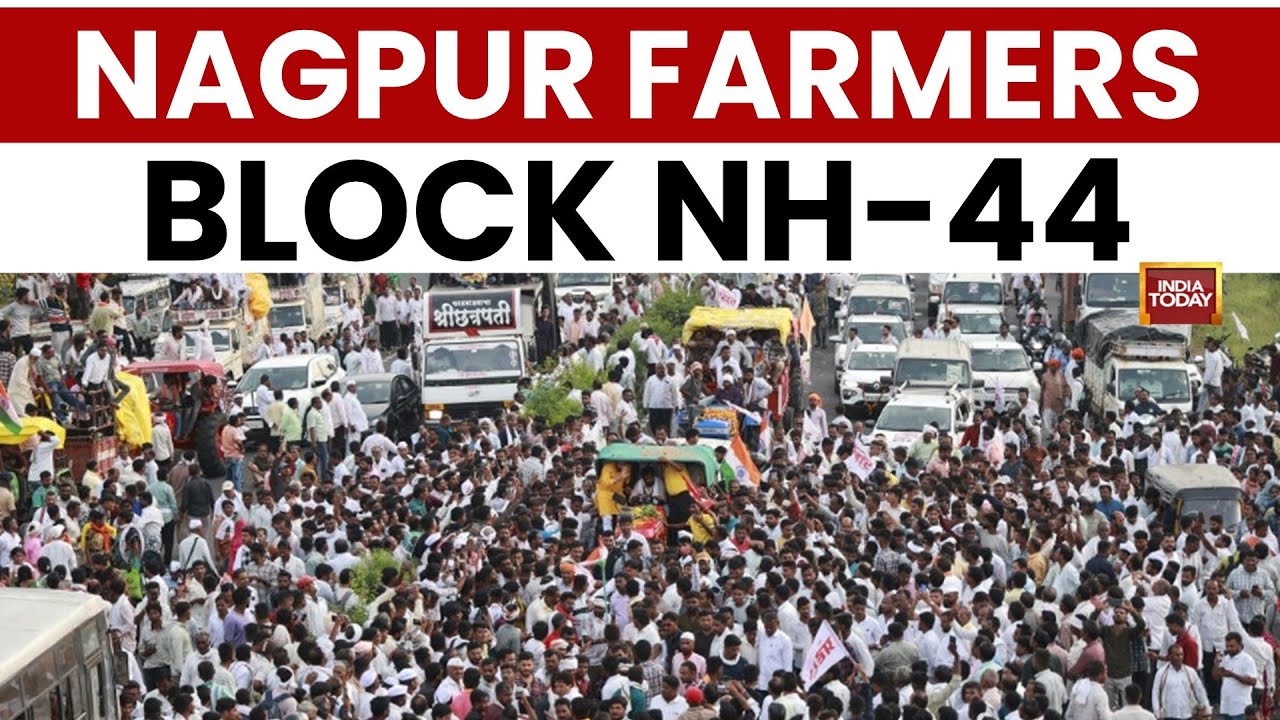 Nagpur Farmers Protest Disrupts Nagpur-Hyderabad Highway 🚧