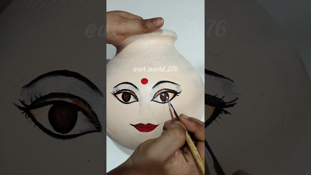 DIY Terracotta Pot Painting 🎨